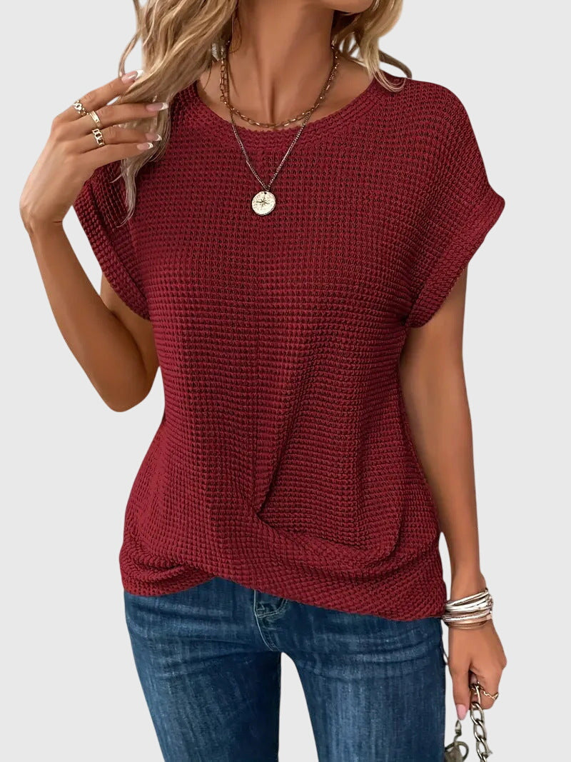 Odette | Women's Timeless Crew Neck Versatile Blouse