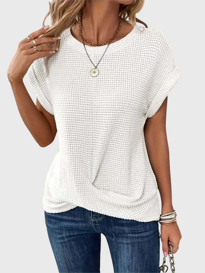 Odette | Women's Timeless Crew Neck Versatile Blouse