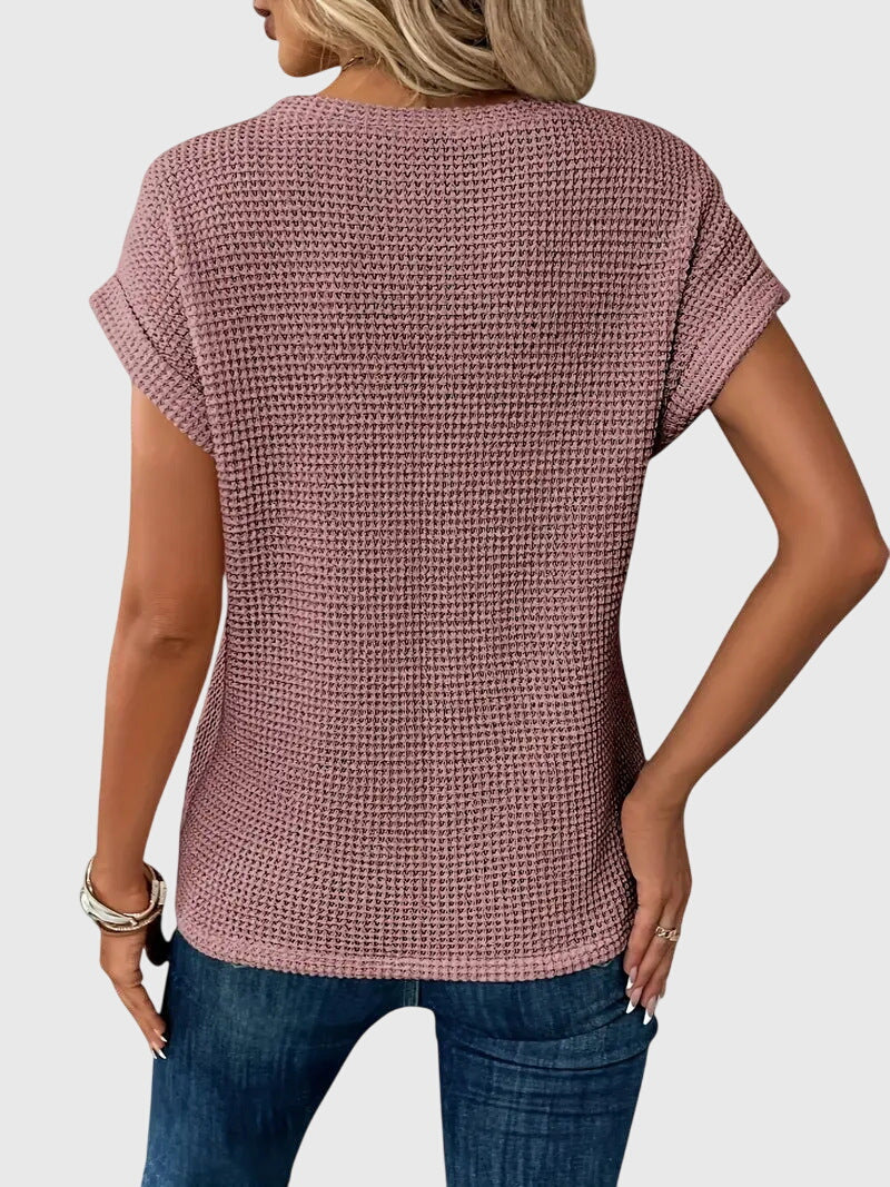 Odette | Women's Timeless Crew Neck Versatile Blouse