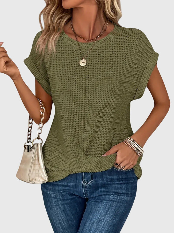 Odette | Women's Timeless Crew Neck Versatile Blouse