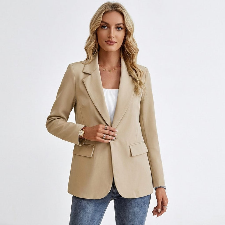 Hyacinthe | Women's Classic Single-Breasted Blazer with Notch Lapel