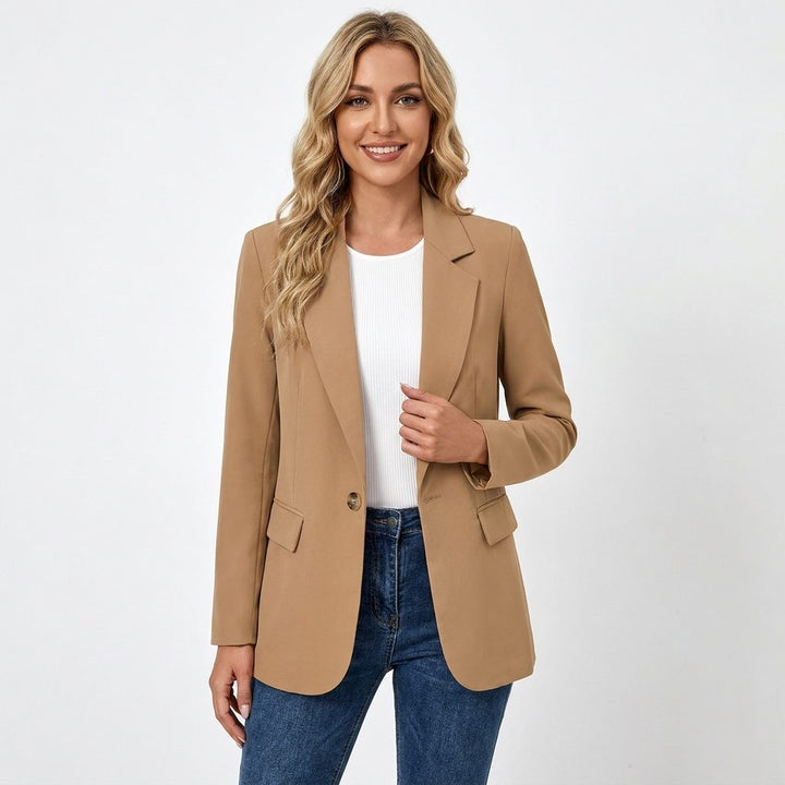 Hyacinthe | Women's Classic Single-Breasted Blazer with Notch Lapel