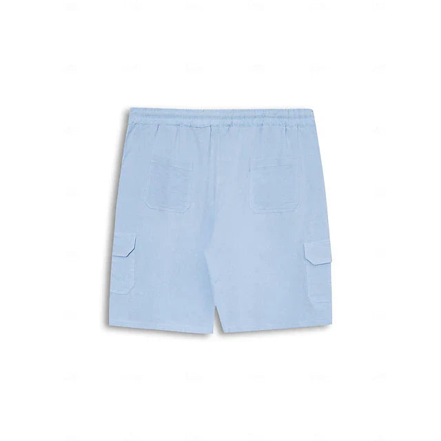 Otto | Men's Textured Woven Bermuda Cargo Shorts