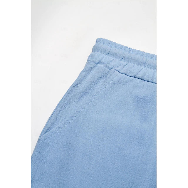 Otto | Men's Textured Woven Bermuda Cargo Shorts