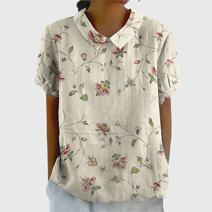 Penelope | Women's Lightweight Loose Floral Print Casual Blouse
