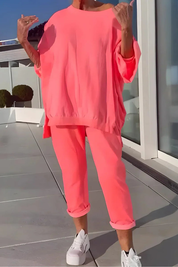 Penelope | Women's Soft Stretch Comfy Lounge Two-Piece Set