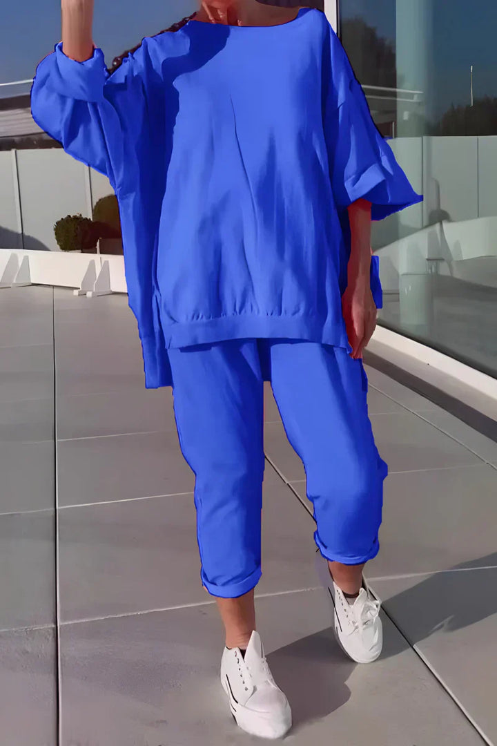 Penelope | Women's Soft Stretch Comfy Lounge Two-Piece Set