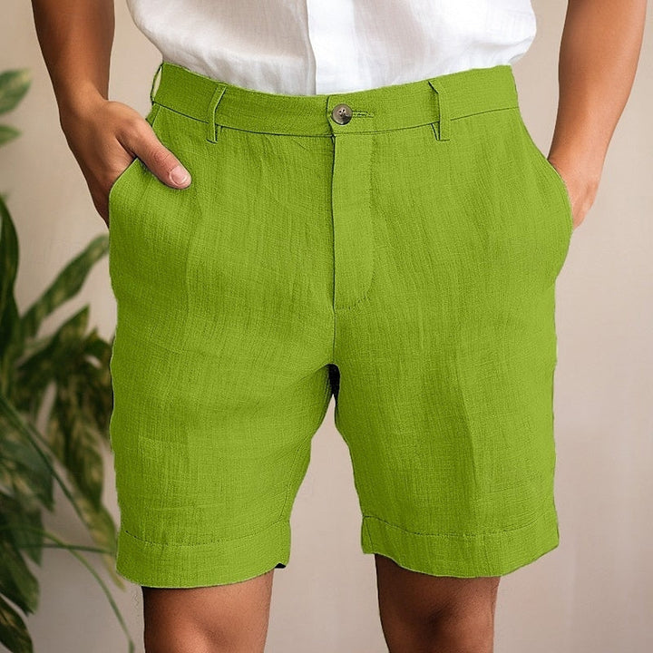 Penn | Men's Relaxed Fit Textured Linen Summer Shorts