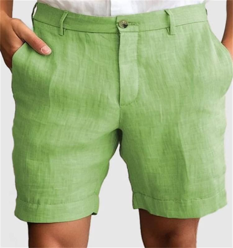 Penn | Men's Relaxed Fit Textured Linen Summer Shorts
