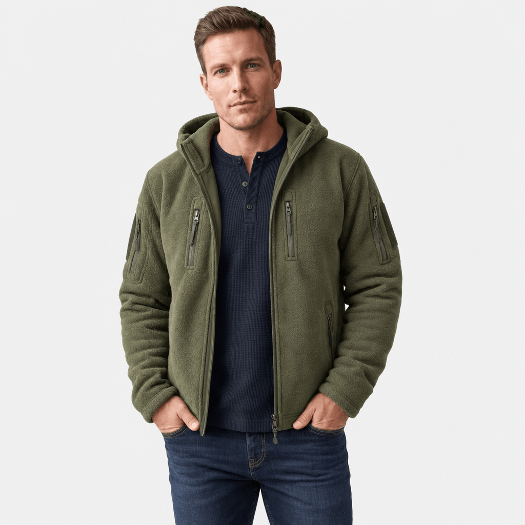 Peregrin | Men's Hooded Pile Utility Jacket