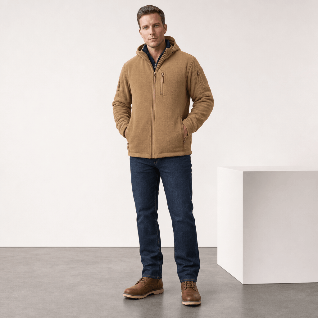 Peregrin | Men's Hooded Pile Utility Jacket
