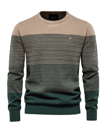 Philemon | Men's Graduated Stripe Crew Sweater