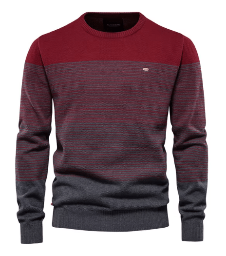 Philemon | Men's Graduated Stripe Crew Sweater