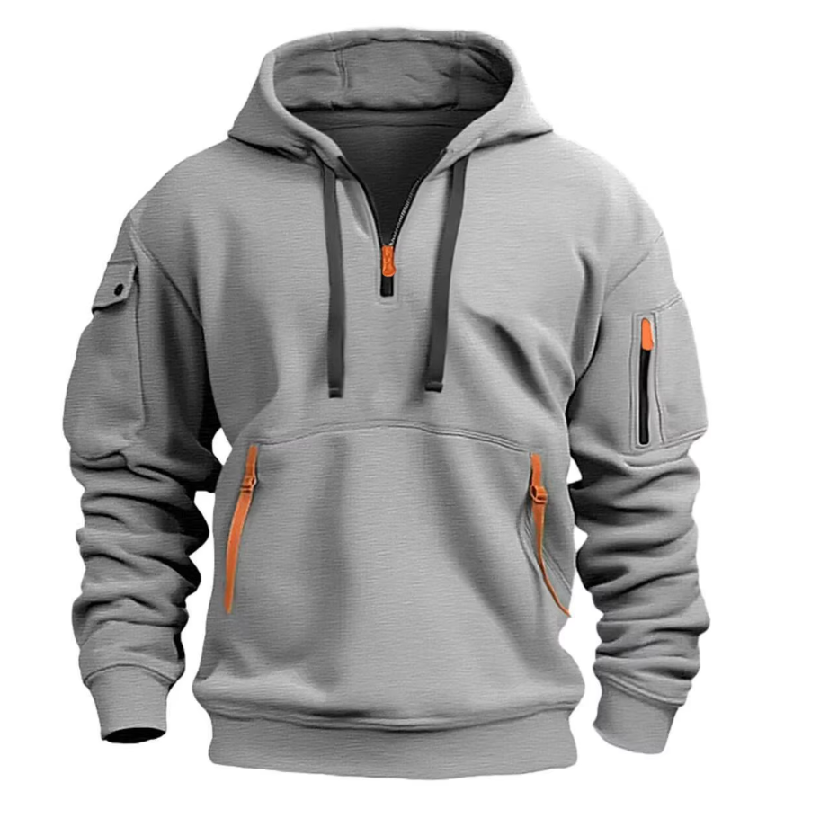 Rainald | Men's Utility Zip Pocket Hoodie
