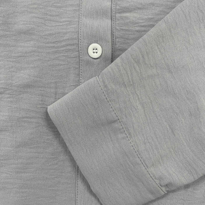 Rainer | Men's Long Sleeve Casual Garment-Washed Linen Shirt