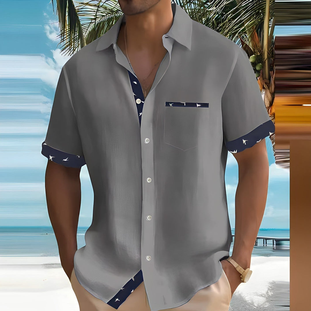 Reggie | Men's Loose Fit Casual Summer Shirt