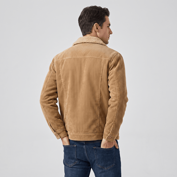 Reginald | Men's Borg-Lined Ribbed Trucker