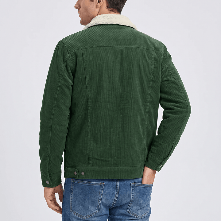 Reginald | Men's Borg-Lined Ribbed Trucker