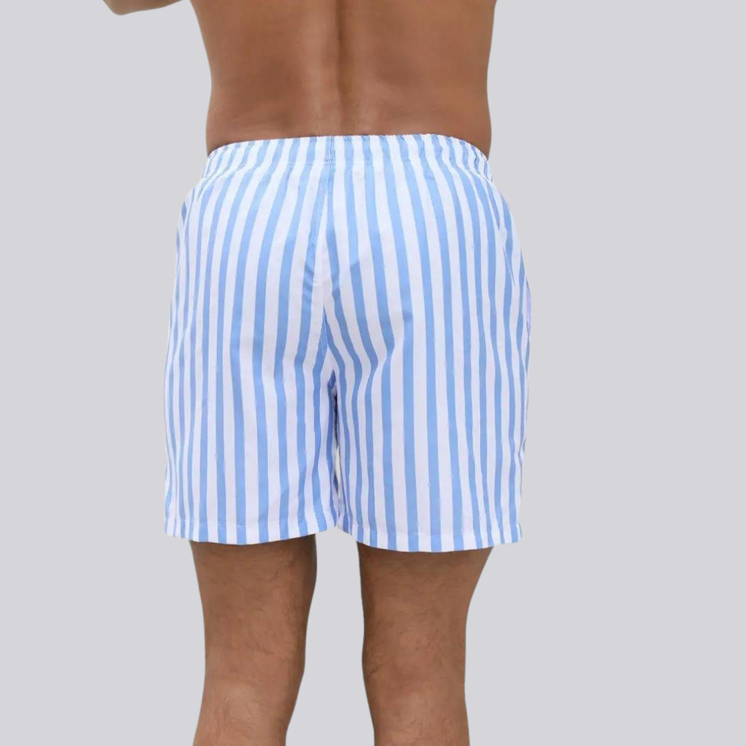 Reuben | Men's Mid-Thigh Drawstring Swim Shorts