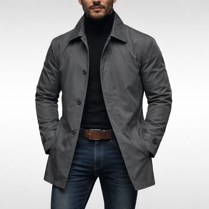 Richard | Men's Single Breasted Car Coat