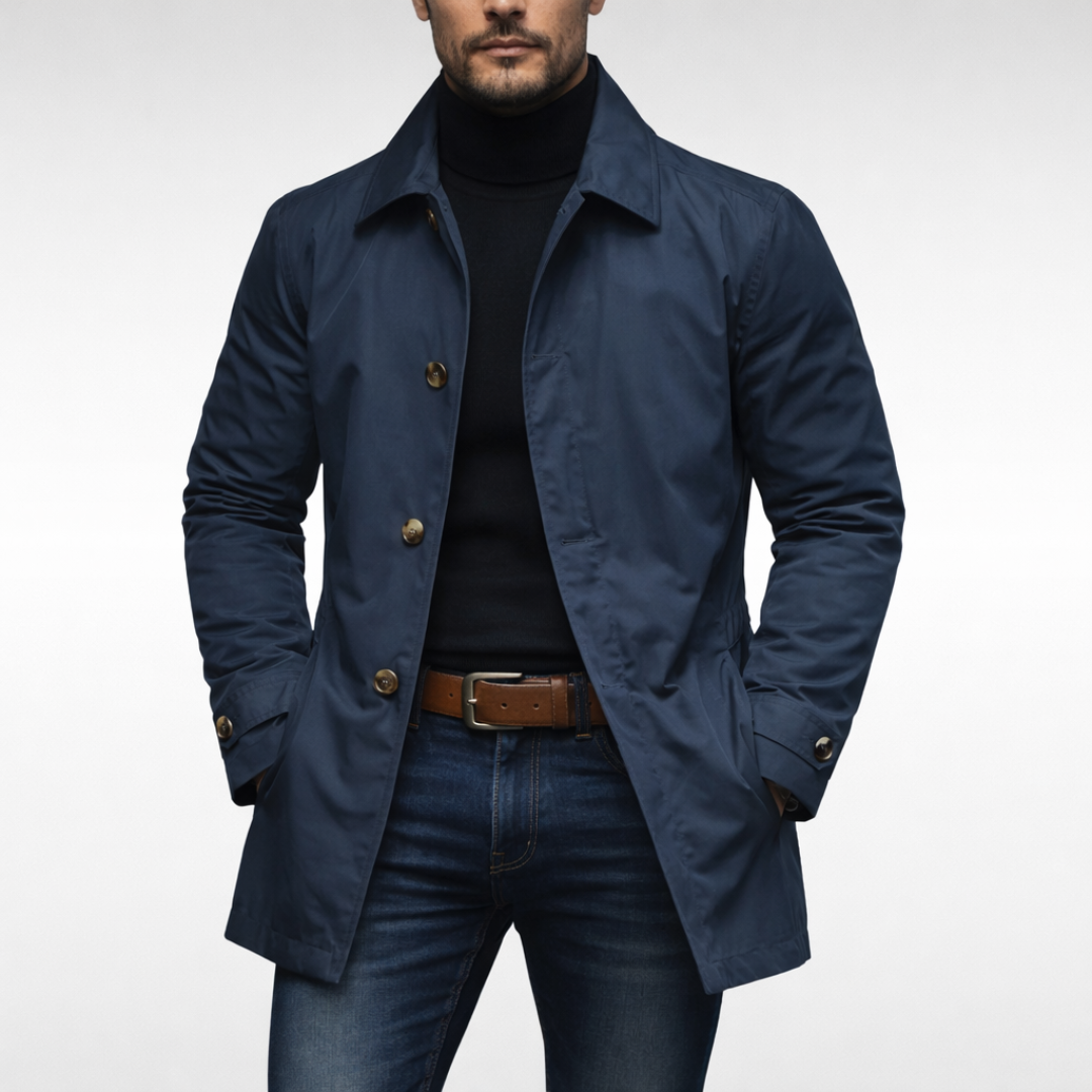 Richard | Men's Single Breasted Car Coat