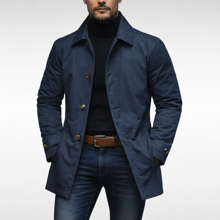 Richard | Men's Single Breasted Car Coat