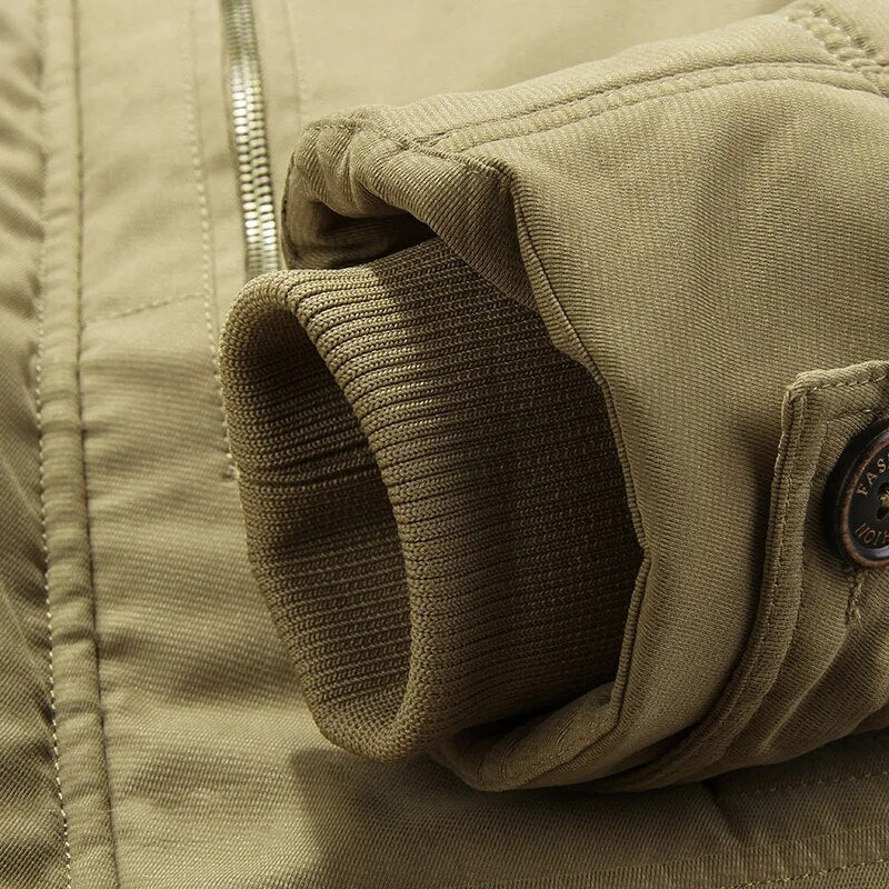 Roch | Men's Hooded Winter Coat with Pile Lining