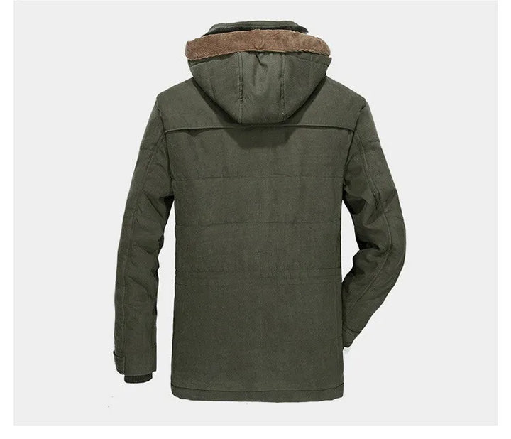 Roch | Men's Hooded Winter Coat with Pile Lining
