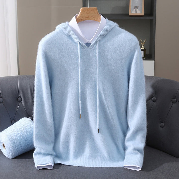Rodolphe | Men's Hooded Pullover Knit Sweater