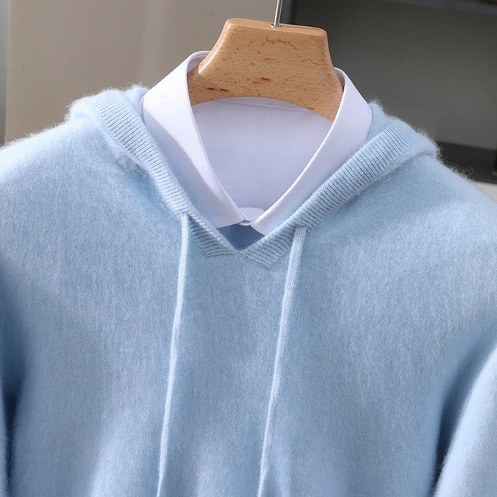 Rodolphe | Men's Hooded Pullover Knit Sweater