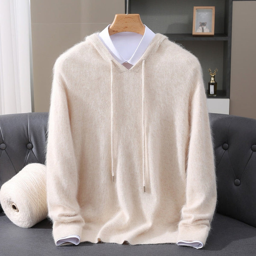 Rodolphe | Men's Hooded Pullover Knit Sweater