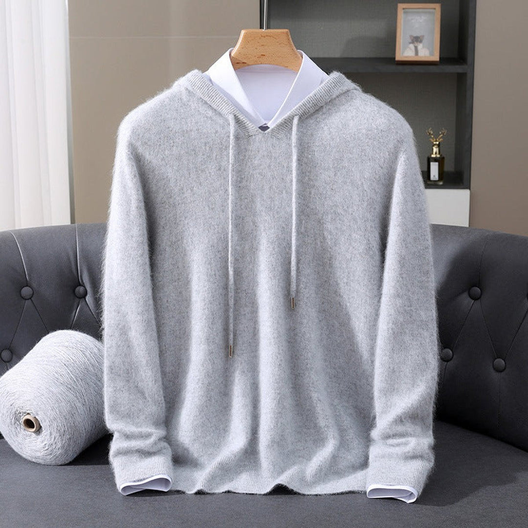 Rodolphe | Men's Hooded Pullover Knit Sweater