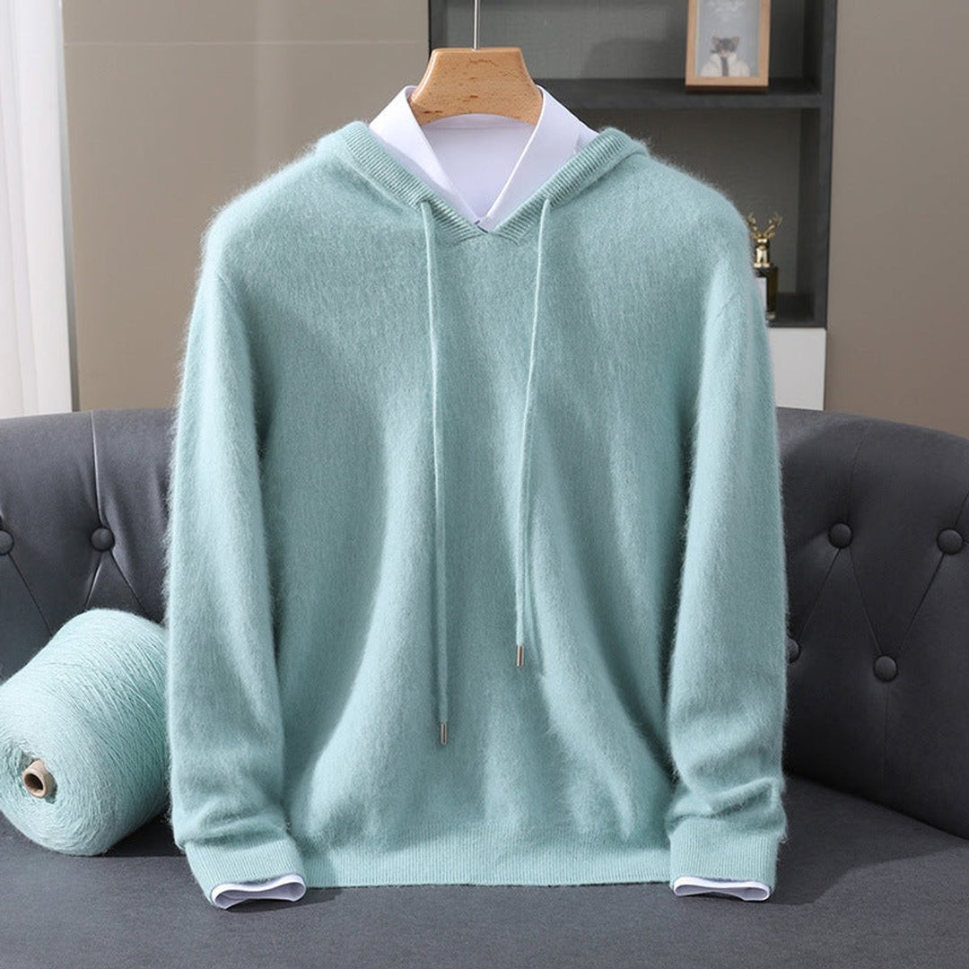 Rodolphe | Men's Hooded Pullover Knit Sweater