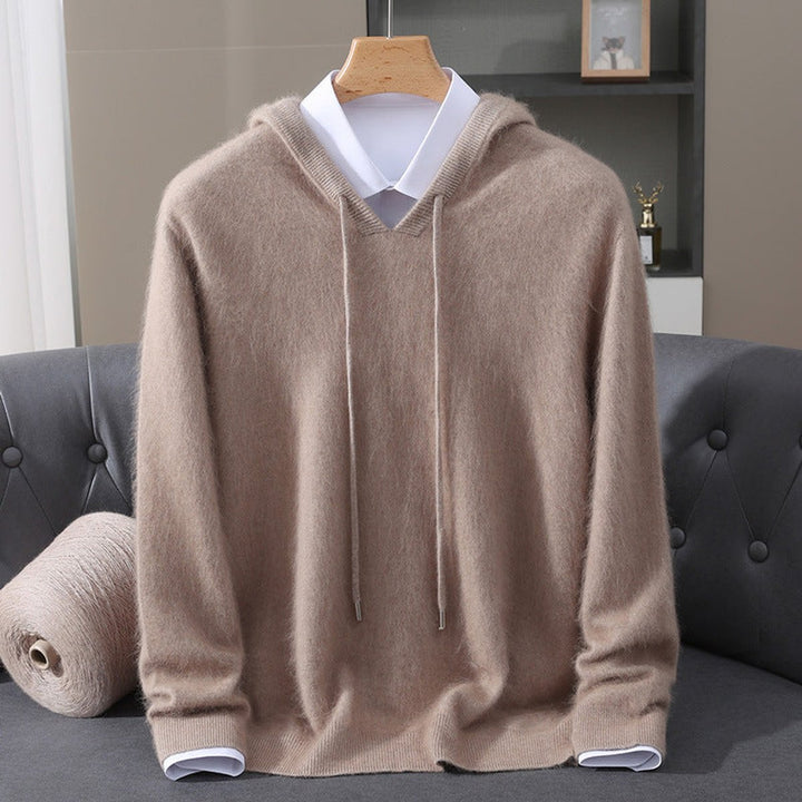 Rodolphe | Men's Hooded Pullover Knit Sweater
