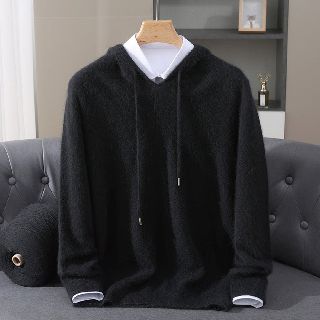 Rodolphe | Men's Hooded Pullover Knit Sweater