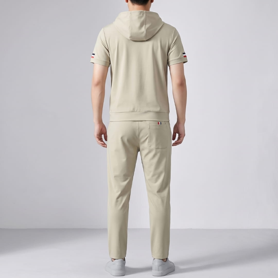 Roscoe | Men's Hooded Quarter-Zip Tracksuit Set
