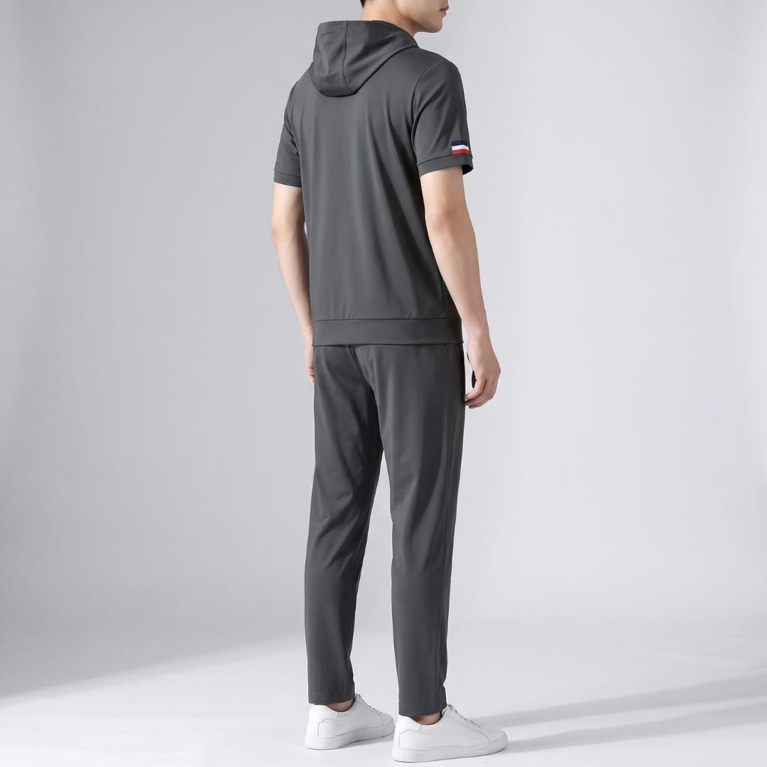 Roscoe | Men's Hooded Quarter-Zip Tracksuit Set