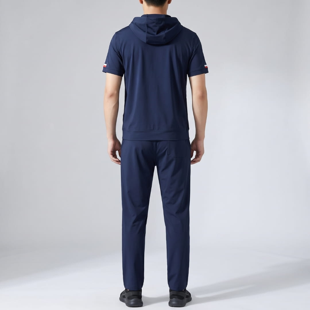 Roscoe | Men's Hooded Quarter-Zip Tracksuit Set
