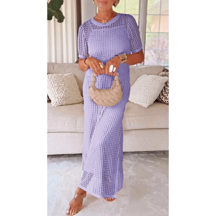 Selene | Women's Layered Cut-Out Strappy Maxi Dress