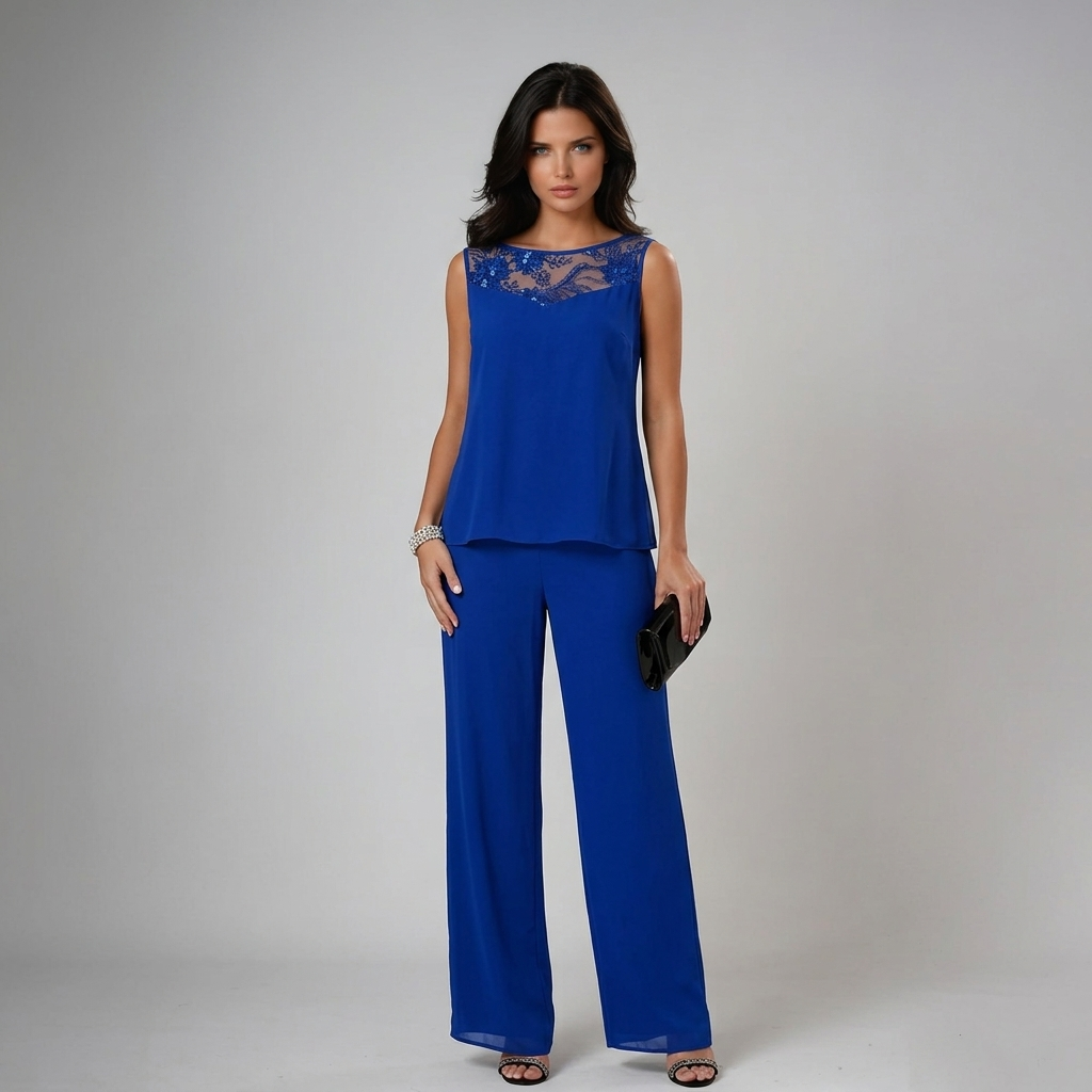Seraphina | Women's Lace-Detail Elegant Three-Piece Set