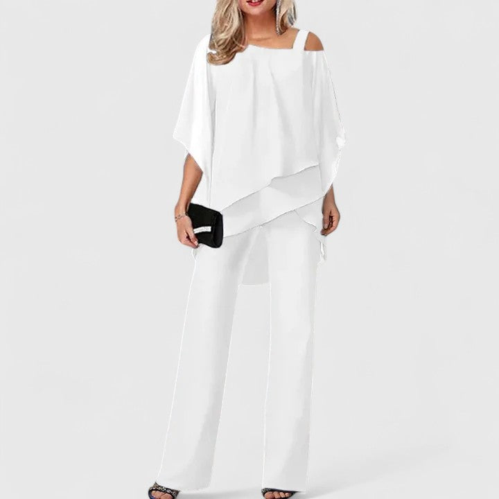 Serenity | Women's Elegant Tailored Two-Piece Pant Set