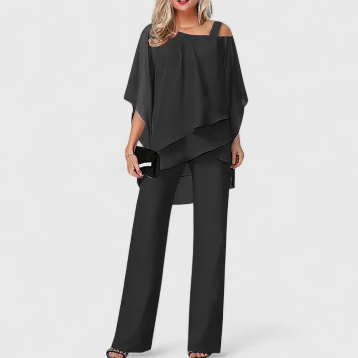 Serenity | Women's Elegant Tailored Two-Piece Pant Set