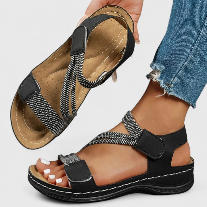Sheina | Women's Sophisticated Three-Arch Cushioned Support Sandals