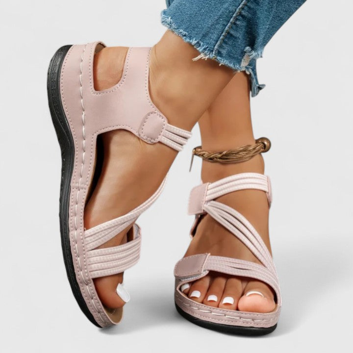 Sheina | Women's Sophisticated Three-Arch Cushioned Support Sandals
