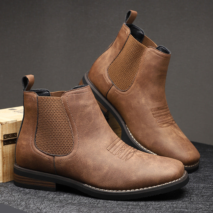 Simeon | Men's Chelsea Boots with Elastic Side Panels