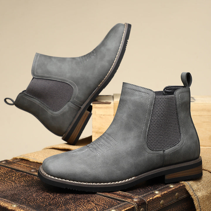 Simeon | Men's Chelsea Boots with Elastic Side Panels