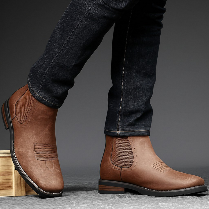 Simeon | Men's Chelsea Boots with Elastic Side Panels