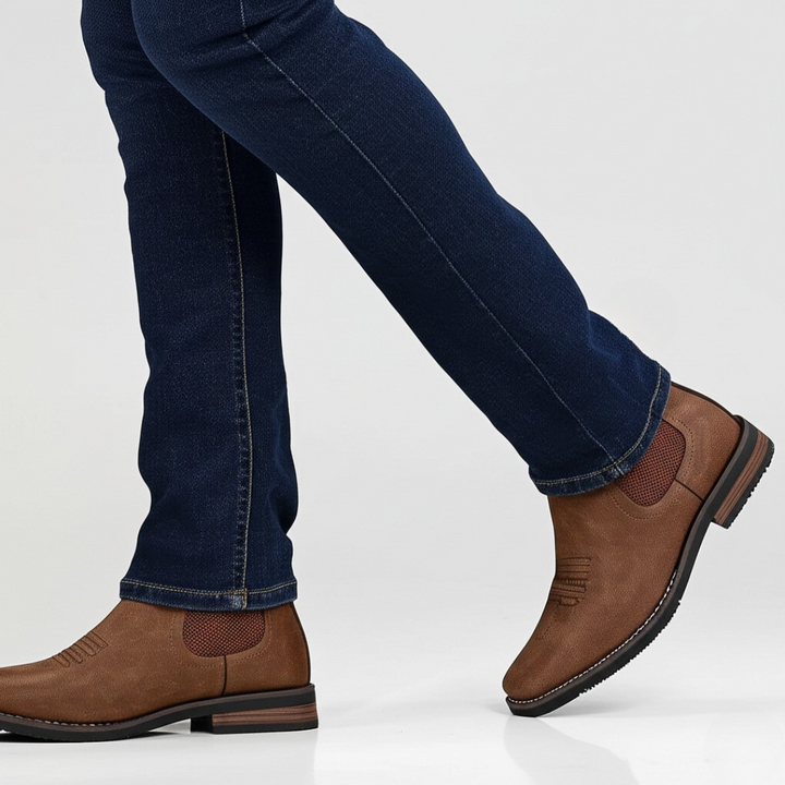 Simeon | Men's Chelsea Boots with Elastic Side Panels