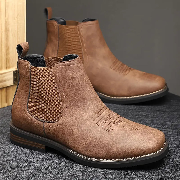 Simeon | Men's Chelsea Boots with Elastic Side Panels