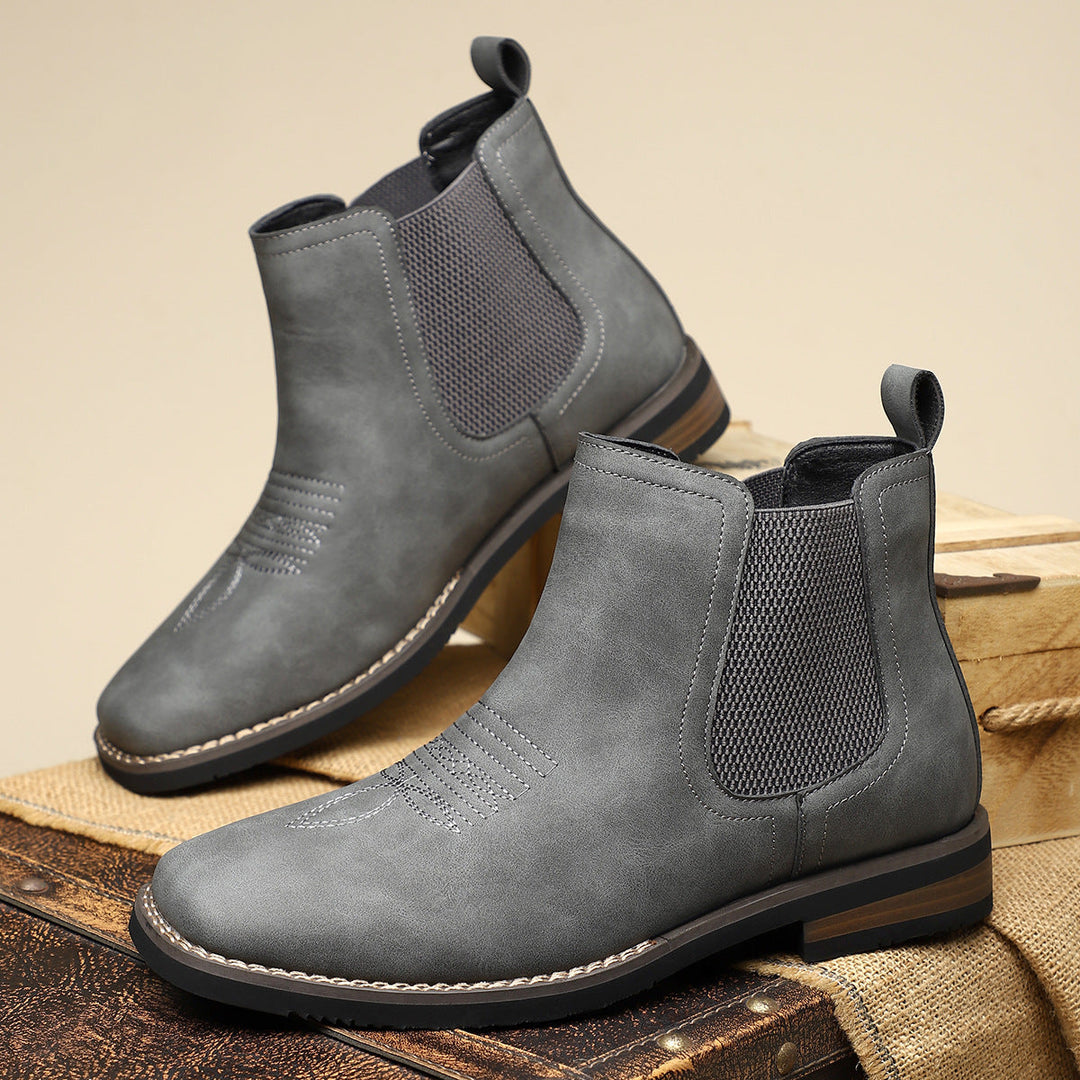Simeon | Men's Chelsea Boots with Elastic Side Panels